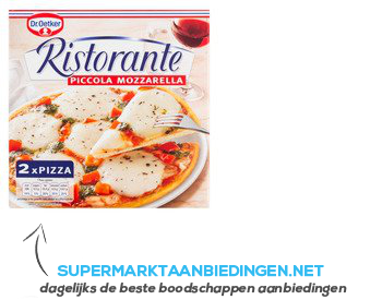 Dr. Oetker Ristorante piccola mozzarella aanbieding