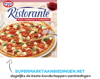 Dr. Oetker Ristorante pizza formaggi-pomodori aanbieding