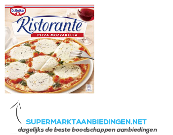 Dr Oetker Ristorante pizza mozzarella aanbieding