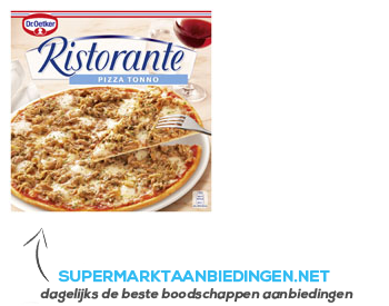 Dr Oetker Ristorante pizza tonno aanbieding