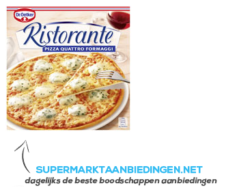 Dr. Oetker Ristorante quattro formaggi aanbieding