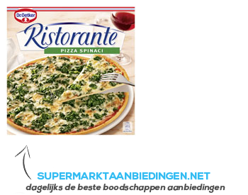 Dr. Oetker Ristorante spinaci aanbieding
