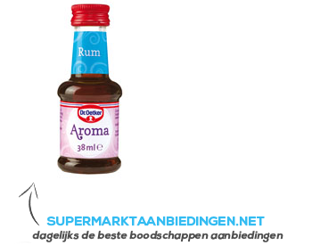 Dr. Oetker Rum aroma aanbieding