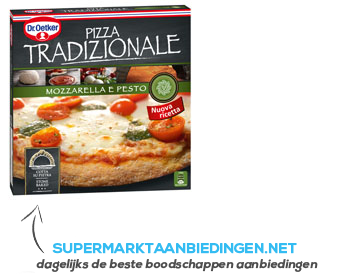 Dr. Oetker Tradizionale mozzarella e pesto aanbieding