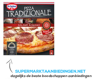 Dr. Oetker Tradizionale salame Romano aanbieding