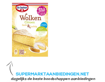 Dr. Oetker Wolken citroen aanbieding