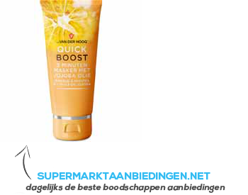 Dr. van der Hoog 3 minuten masker quick boost aanbieding