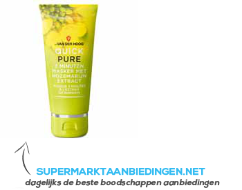 Dr. van der Hoog 3 minuten masker quick pure aanbieding