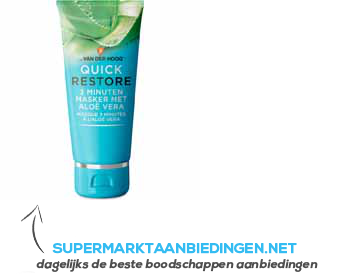 Dr. van der Hoog 3 minuten masker quick restore aanbieding