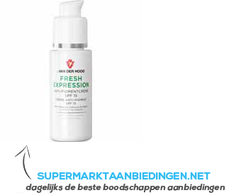 Dr. van der Hoog Anti-pigmentcrème fresh SPF 15 aanbieding