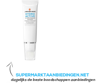 Dr. van der Hoog Hydro active masker aanbieding