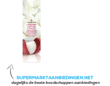 Dr. van der Hoog Luxury lotus litchi masker aanbieding