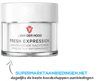 Dr. van der Hoog Nachtcrème fresh expression aanbieding