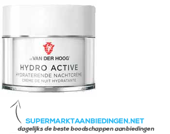 Dr. van der Hoog Nachtcrème hydro active aanbieding