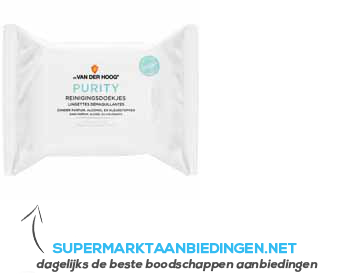 Dr. van der Hoog Purity reinigingsdoekjes aanbieding