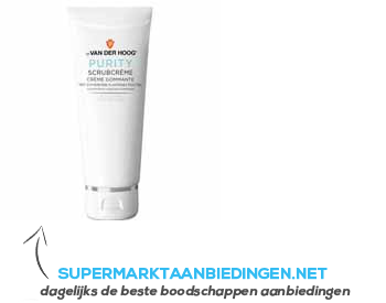 Dr. van der Hoog Scrubcrème purity aanbieding