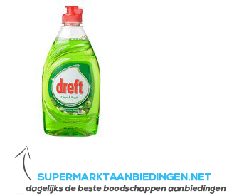 Dreft Clean & fresh afwasmiddel appelboomgaard aanbieding