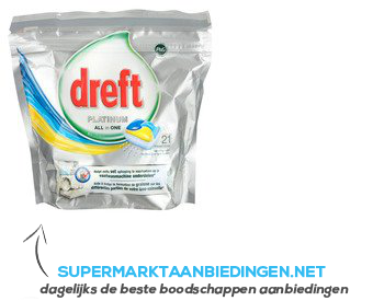 Dreft Vaatwas Platinum lemon aanbieding