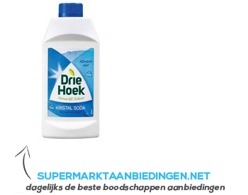 Driehoek kristal soda aanbieding