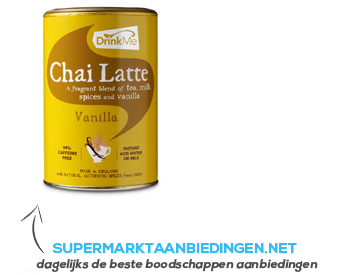 Drink Me Chai Vanilla latte bus aanbieding