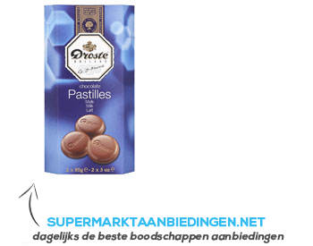 Droste Pastilles melk aanbieding