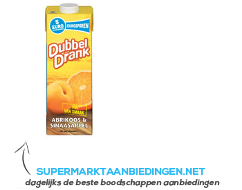 Dubbeldrank Abrikoos-sinaasappel aanbieding