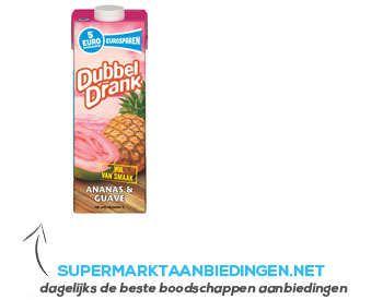 Dubbeldrank Ananas-guave aanbieding