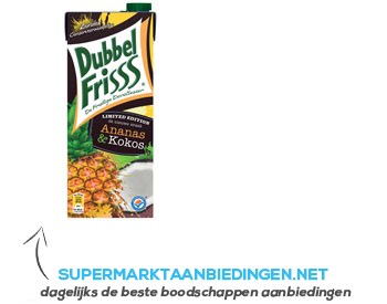 DubbelFrisss Ananas & kokos limited edtion aanbieding