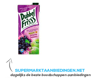 DubbelFrisss Appel & zwarte bes aanbieding