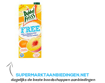DubbelFrisss Free perzik-mandarijn