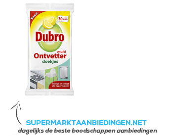 Dubro Multi ontvetter doekjes aanbieding