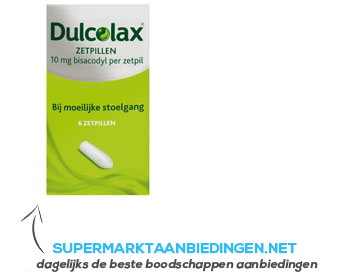 Dulcolax Zetpillen 10 mg bisacodyl aanbieding