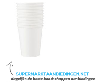 Duni Verantwoorde bekers 24 cl aanbieding