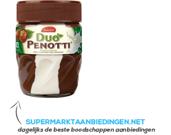 Duo Penotti Hazelnootpasta aanbieding