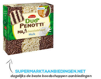Duo Penotti Maxi chocoladehagel melk