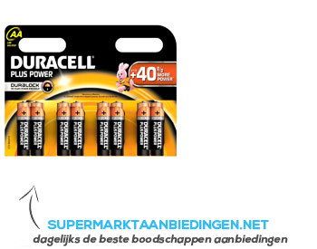 Duracell Batterij AA plus power aanbieding