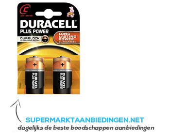 Duracell Plus power batterijen aanbieding