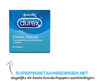 Durex Classic natural aanbieding