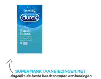Durex Classic natural condooms aanbieding