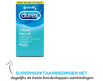 Durex Classic naturel aanbieding