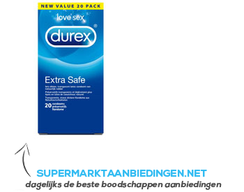 Durex Extra safe aanbieding