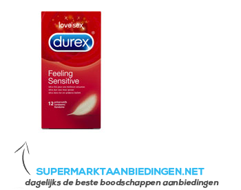 Durex Feeling sensative condooms aanbieding