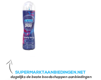 Durex Play lovely long glijmiddel aanbieding