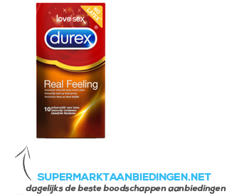 Durex real feeling condooms aanbieding