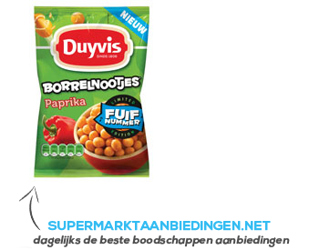 Duyvis Borrelnootjes paprika aanbieding