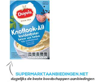 Duyvis Kruidenboter mix knoflook-ail aanbieding