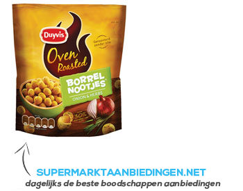 Duyvis Oven roasted borrelnootjes herbs & onion aanbieding