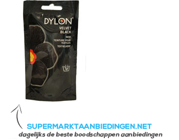 binnenkort Prominent wedstrijd Dylon Textielverf velvet black handwas aanbieding | Supermarkt Aanbiedingen