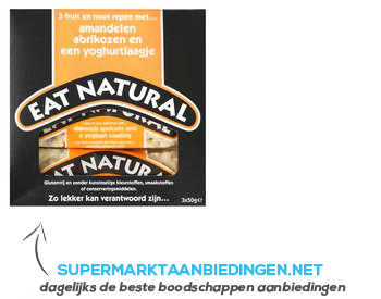 Eat Natural Fruit en noot repen aanbieding