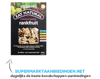 Eat Natural Ontbijtgranen rankfruit glutenvrij aanbieding